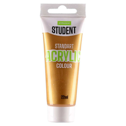 Picture of STUDENT ACRYLIC PAINT 22ML GOLD